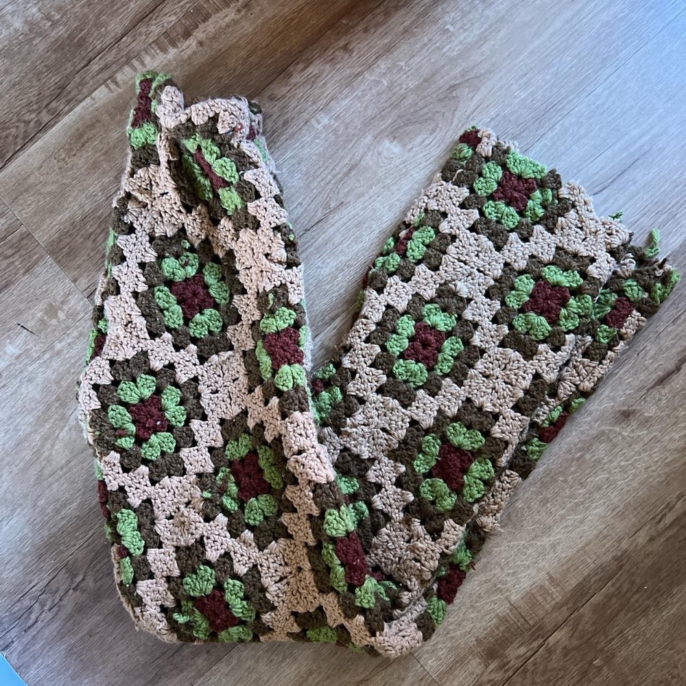 Handmade Crochet blanket pants